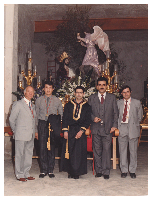 Foto de la bendición del paso de la Oración en el Huerto.