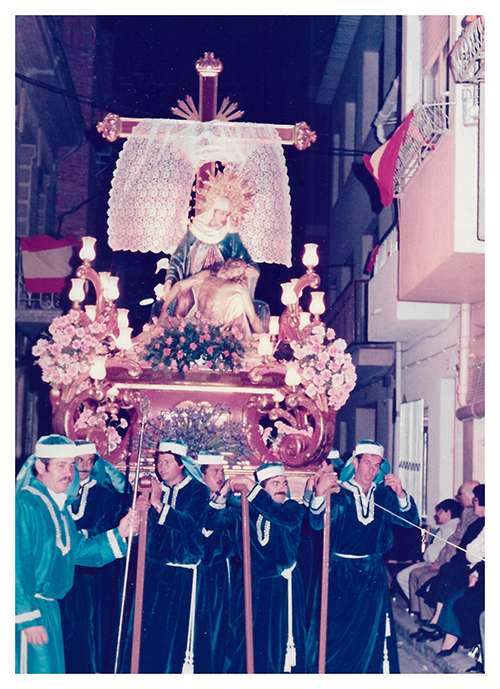Foto de la Santísima Virgen de la Piedad.