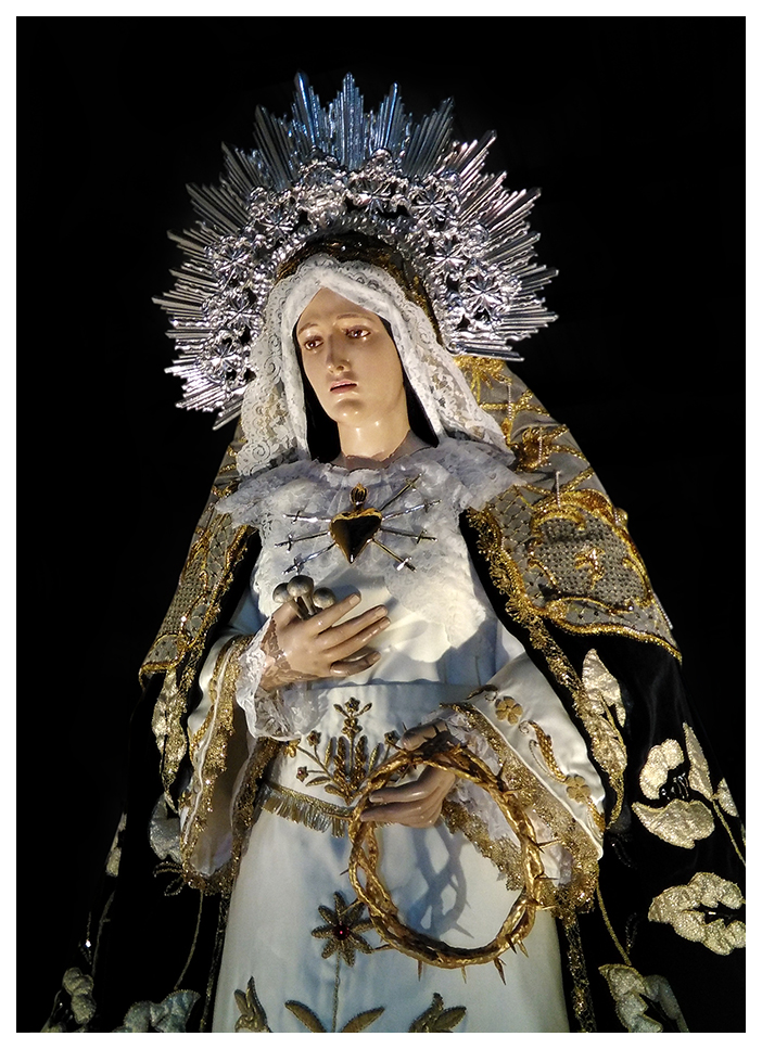 Foto de la Santísima Virgen de la Soledad