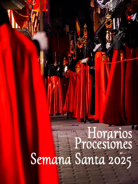 Horarios-Semana-Santa-2025 Horario procesiones Semana Santa de Archena 2025