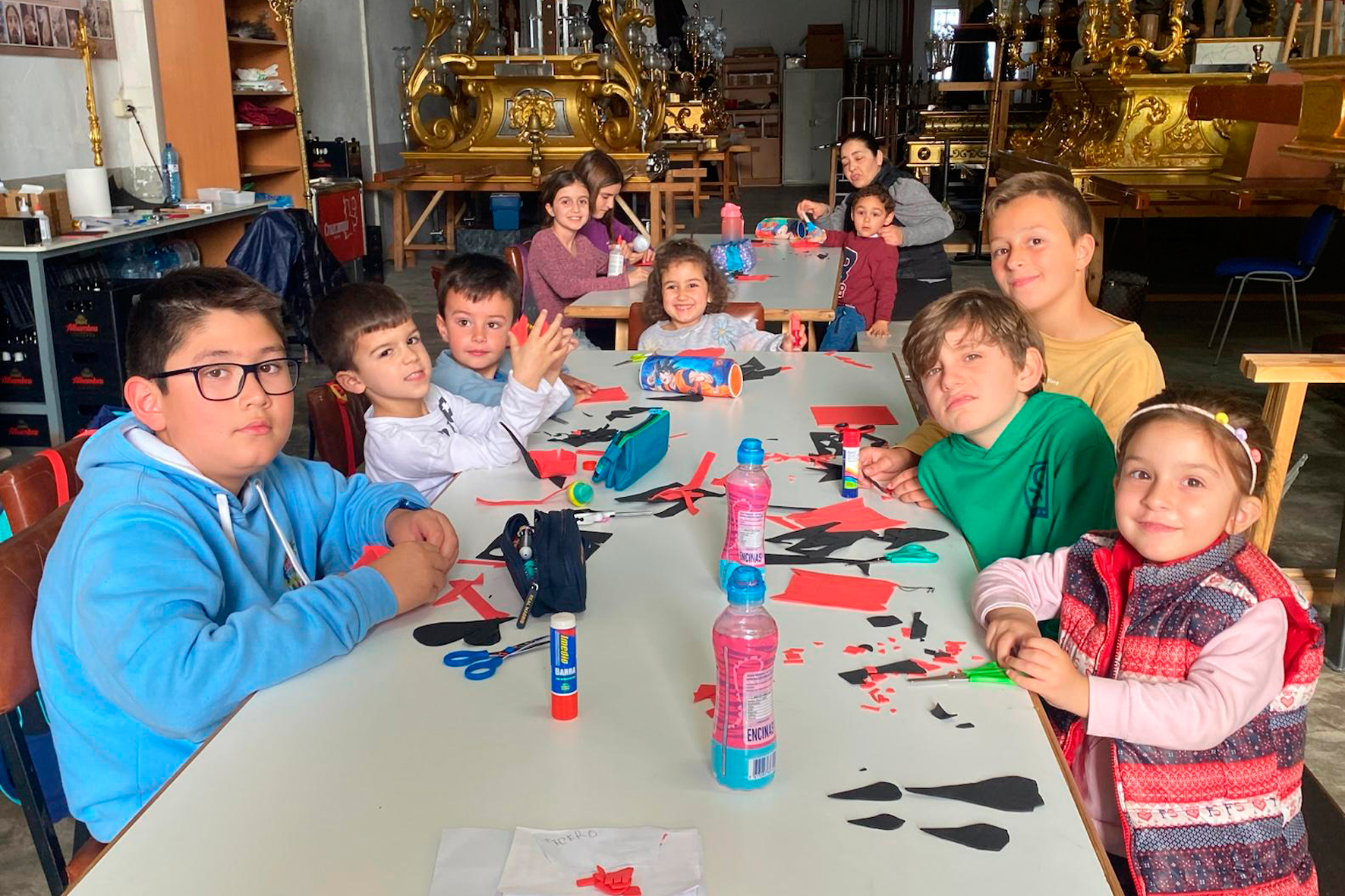 IV Taller de Semana Santa para niños de la cofradía del Cristo del Perdón de Archena