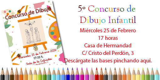 Quinto Concurso de Dibujo Cristo del Perdón