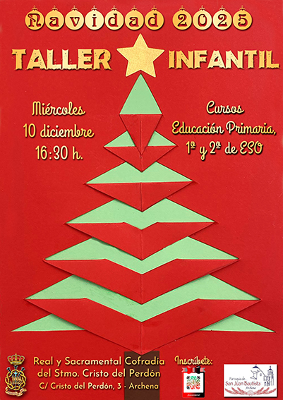 Cartel Taller Intantil Navideño - 2025