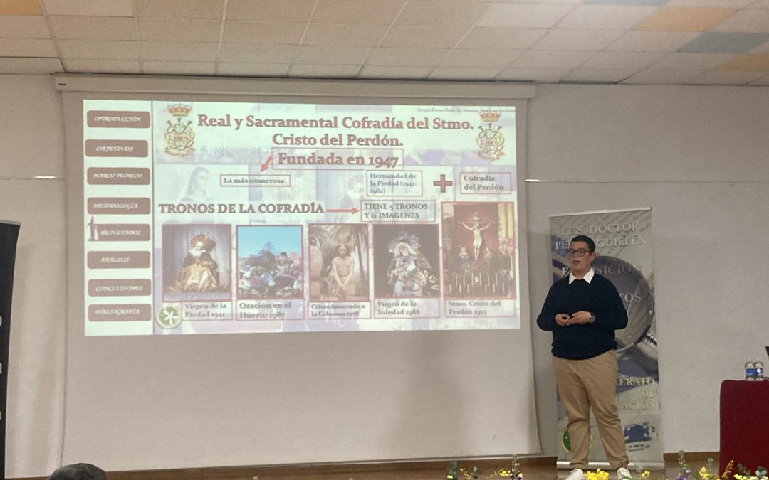 Presentación trabajo de investigación sobre la Semana Santa de Archena